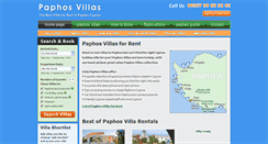 Desktop Screenshot of paphosvillas.co.uk